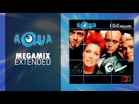 AQUA 1996 - 2000 hits megamix extended