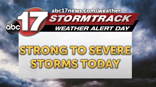 Tracking strong storms late morning to early afternoon