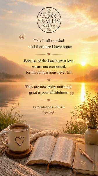 Daily Bible Verse from Grace and Mild Coffee