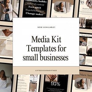 Media Kit Templates, Editable Templates, Content for Businesses, Small Business Templates, Promotional Templates Pages, 10 Pages - Etsy Canada