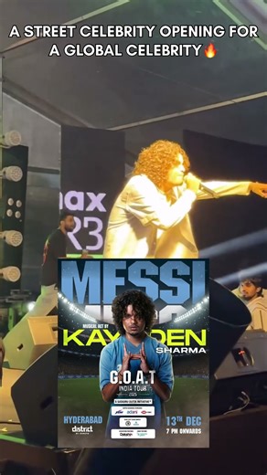 Kayden Sharma to OPEN for LIONEL MESSI in Hyderabad!? Indian HipHop Winning BIG! 🇮🇳🔥⚽️