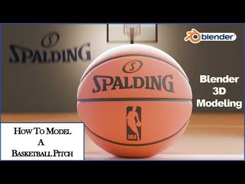 Blender 3d_How To Model And Texture A Basketball Pitch