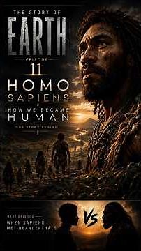 🧬 Homo Sapiens: How We Became Human | The Story of Earth — Episode 11 #shorts