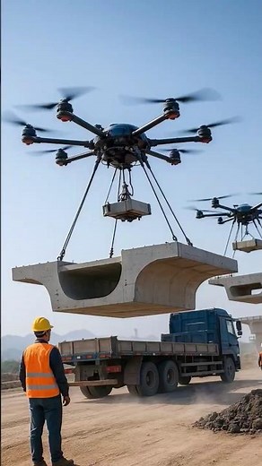 Future of Construction: Heavy-Lift Drones in Action