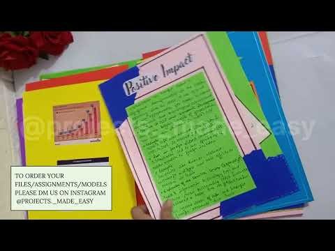 Class 12 Economics Project File | CBSE Economics Project 📈
