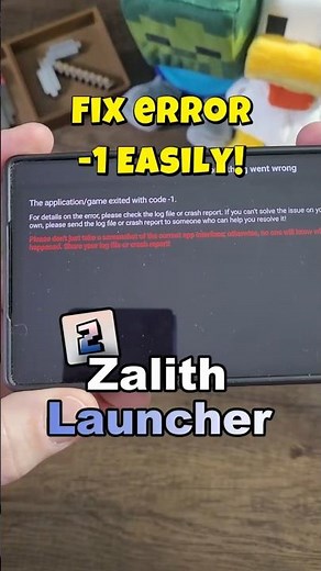 Fix Error Code -1 Zalith Launcher