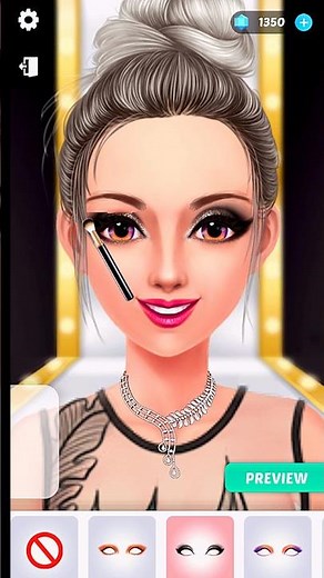 Makeup Magic in 10 Seconds 💋✨ | Salon Game Short #gameplay #girlgames #shorts