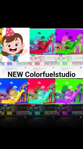 new Colorfuelstudio Logo intro | meet Wally jump over and music | featuring Bella and Lea