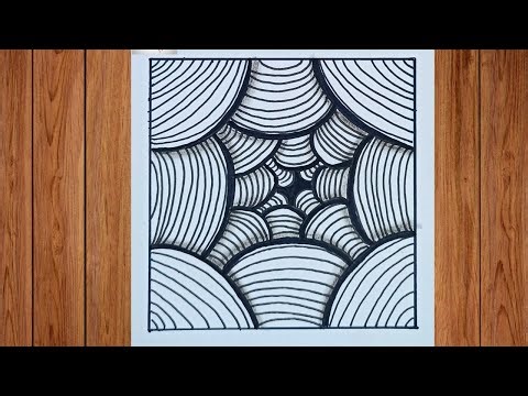 Mesmerizing Optical Illusion Line Art | Satisfying Abstract Drawing