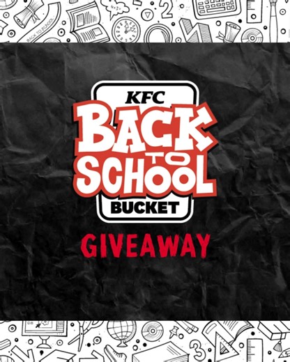 11K views · 87 reactions | Homework can wait, cause dinner is served. KFC’s MEGA and SUPER Back To School Buckets come with a school-themed gift and the chance to win a Samsung Galaxy Tab A9. That’s 9 lucky winners, every week, for 5 weeks. #KFCNassau #KFC #BackToSchoolBuckets #Giveaway | KFC | Facebook