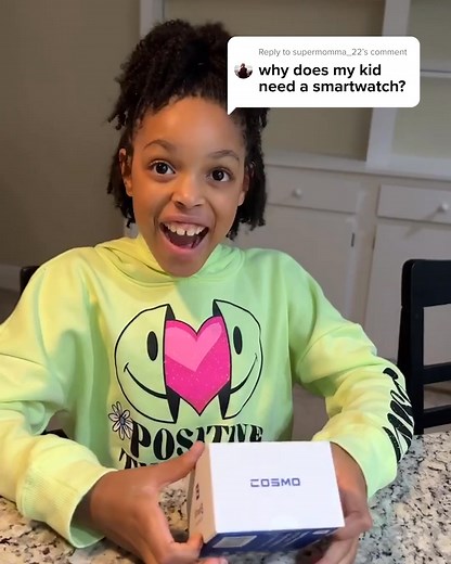 POV: when your kids are asking for a smartphone but you've got something better. JrTrack 5 makes it easy for kids to check in with one tap calling, True Texting, voice-to-text, and predictive texting, all with parent approved contacts only — so staying connected doesn’t slow down childhood. You get peace of mind and they get the freedom to explore. Try it risk-free for 30 days 👉 https://cosmotogether.com/products/jrtrack-5 | Cosmo Technologies