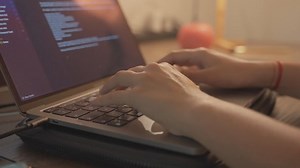 Student doing an assignment on a laptop - Free Stock Video Footage | Coverr