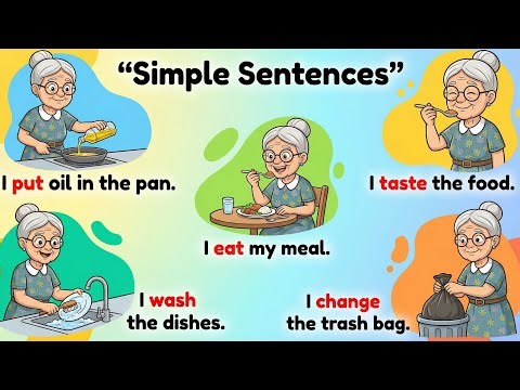 Learn English in the Kitchen with Grandma 👵🍳 | Daily Sentences