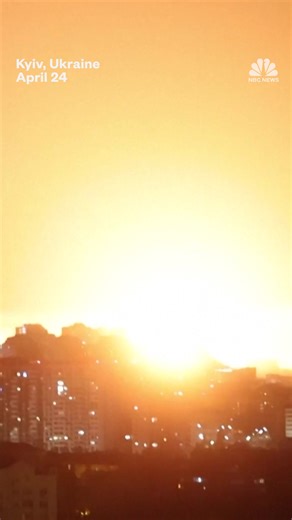 An overnight Russian combined missile and drone attack triggered fires, smashed buildings and buried residents under rubble in the Ukrainian capital Kyiv, Ukrainian officials said. nbcnews.app.link/pDMNWRUdPSb | NBC News