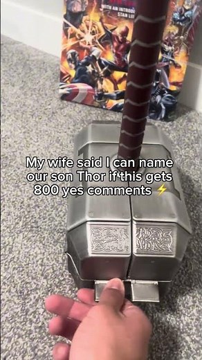 He loved the gift 🎁 #toolbox #thor #dadgift #marvel #fathersday