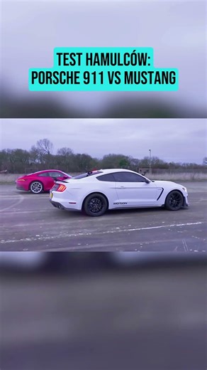 🇺🇸 USA vs NIEMCY 🇩🇪 Mustang vs 911 #porsche #mustang