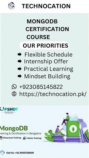 MONGO DB CERTIFICATION COURSE