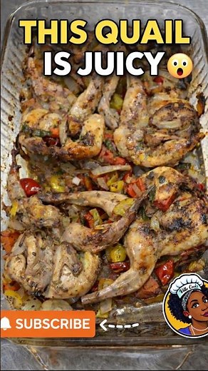 Oven Quail Done RIGHT 🔥 So Juicy! #QuailRecipe #OvenBakedQuail #EasyDinnerRecipe #GameMeatCooking
