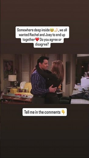Team Rachel & Joey or Team Rachel & Ross? 💌 #rachel #joey #sitcom #friendsfans