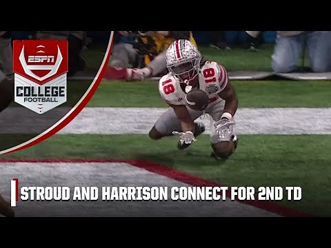 C.J. Stroud and Marvin Harrison Jr. connect for second TD of Peach Bowl | College Football Playoff
