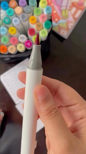 Testing Ohuhu alcohol markers | Ohuhu 48 colors review #artist #ohuhumarkers #asmr #honestreview