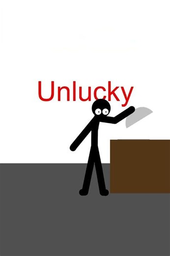 lucky vs Unlucky Stickman Animation #animation #stickman #pivotanimator