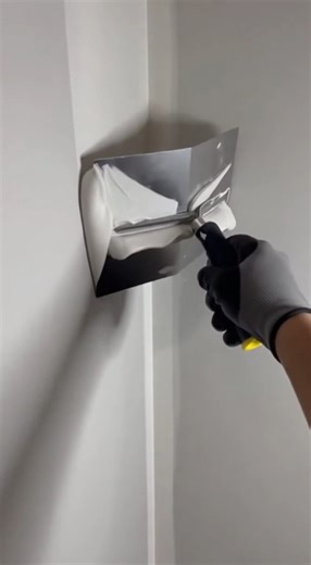 Sharp Corners, Smooth Finish 🧱 #PerfectEdges | Renovation Skill