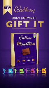 Celebrate together with Cadbury Miniatures, the perfect gift for any occasion. | Cadbury Dairy Milk