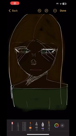 Proof that you can use any app to draw #notesapp #notes #drawing #digitalart #artist #art #fyp