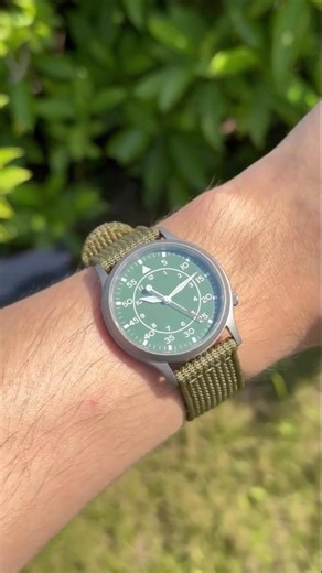 Rain? Mud? Blazing Sun? ☀️ BRING IT ON! 😎 Rugged Tactical Titanium Field Watch Laughs at Challenges!