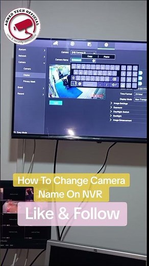 How to Change Camera Name on Hikvision Nvr. #hikvision #ahmadtechofficial #hikvisioncamera