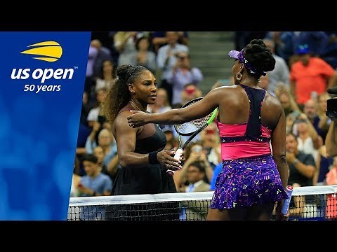 Serena Williams Tops Sister Venus in Arthur Ashe Stadium