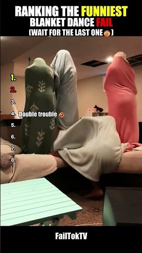 Ranking The Funniest Blanket Dance Fail Moments 😂🛏️