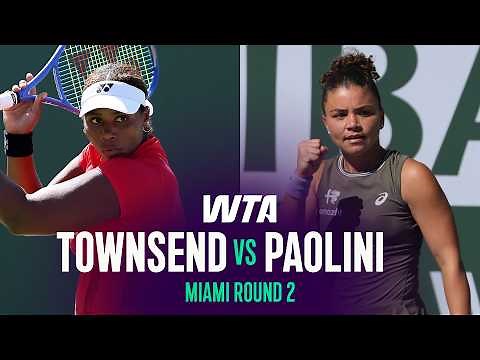 Taylor Townsend vs. Jasmine Paolini | 2026 Miami Open Round 2 | WTA Match Highlights
