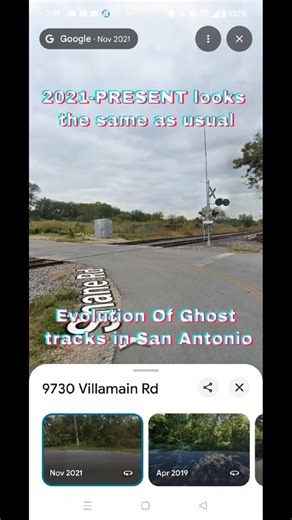 Evolution of Ghost Railroad tracks in South San Antonio#railroadtracks#railfan
