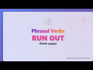 Run Out Phrasal Verb: Meaning + Examples for Beginners