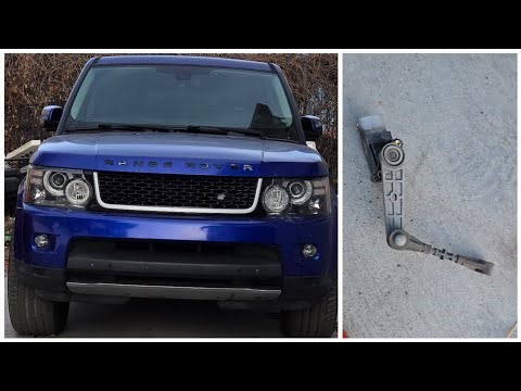 Land Rover Range Rover sport suspension height sensor install.