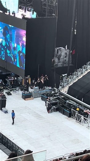 ENHYPHEN concert 8/16/25 coming onto stage