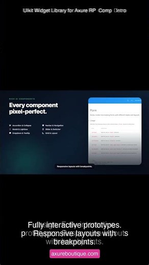 UIkit Widget Library for Axure RP Comp Intro