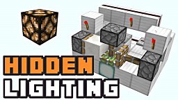 Minecraft: SIMPLE POP OUT HIDDEN LIGHTING! Minecraft Blog