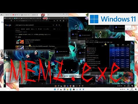 Windows 11にウイルス入れて遊んだ | Running MEMZ.exe on Windows 11