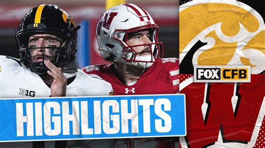 Iowa Hawkeyes vs. Wisconsin Badgers Highlights | FOX College Football