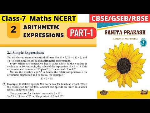 Class 7 Maths Ganita Prakash Chapter 2 Arithmetic Expressions | Part 1