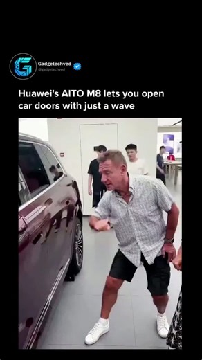Gadgetechved on Instagram: "Huawei's AITO M8 lets you open car doors with just a wave Experience the future of automotive technology with the AITO M8! This innovative SUV features an advanced gesture control system that allows you to open the car doors with just a wave of your hand. No keys, no buttons—just seamless, effortless access. The AITO M8 is packed with cutting-edge features, including a high-tech infotainment system, advanced driver-assistance systems (ADAS), and a sleek, modern design