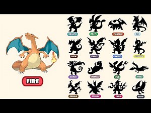 18 Types Charizard - Pokemon Type Swap.