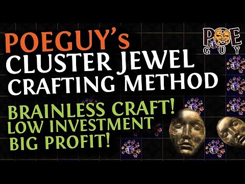 PoE 3.26 - CLUSTER JEWEL CRAFTING for SUCKY BOYS // Very Profitable, Low Investment, EASY TO DO!