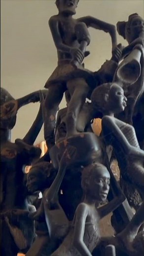 AMAZING African Art Carving Made From A TREE!