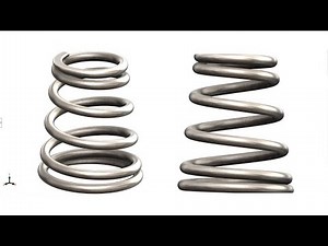 Taper Spring | Advanced SolidWorks 3D Modeling Tutorial