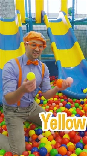 🔴🟠🟡 Can Blippi Juggle? Ball Pit Fun!! 🟢🔵🟣