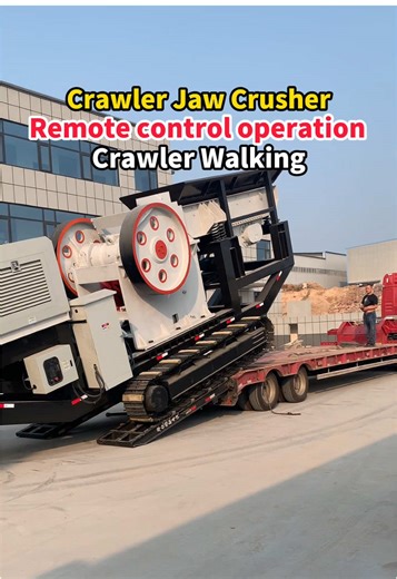 100 Tons Per Hour Crawler Jaw Crusher Overview